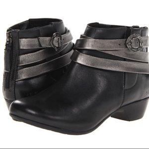 TAOS Bolero leather bootie in box. Worn once. Like new!